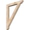 Ekena Millwork Traditional Slat Smooth Bracket, Douglas Fir, 3 1/2"W x 32"D x 40"H BKT04X32X40TRA06SDF - alternate 1